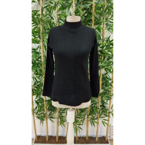 Kadın Uzun Kollu Balıkçı Yaka şardonlu Kaşkorse Bluz