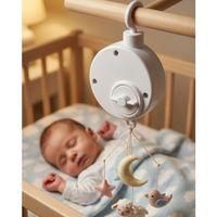 Pratik Bebek Uyutucu Müzikli Mekanik Müzik Kutusu Asılabilir Bebek Aksesuarı