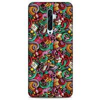 Graffitix (44) Desenli Silikon Kapak Oppo Reno 2z Kılıf