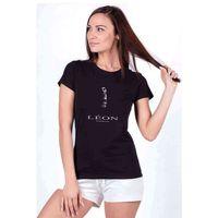 Leon ERIK MARTIN WILLEN Leon The Baskılı Siyah Kadın Tshirt