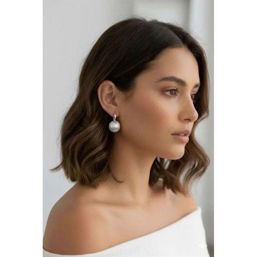 Top Küpe - Gümüş