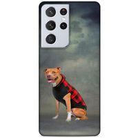 Lopard Samsung Galaxy S21 Ultra Uyumlu Kılıf Köpek Kıyafetleri (31) TPU Kılıf