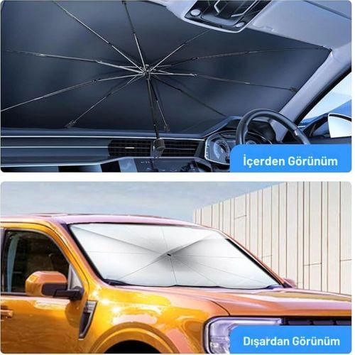 Hyundai İ30, Ford Fiesta, Seat Ibiza, Renault Clio, Dacia Duster Uyumlu Oto Şemsiye