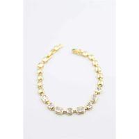 Taşlı Vip Bileklik - Altın