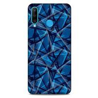 Huawei P30 Lite Uyumlu Kılıf Mavi Delisi (46) Core Armor Kılıf Geometrik
