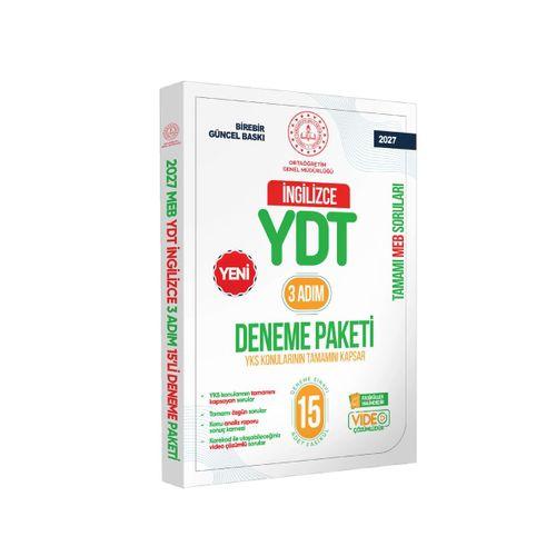 2027 3 Adım YKS-YDT İngilizce MEBİ Özgün Sorular 15li Deneme Kitapçığı Video Çözümlü BASKI ÜCRETİ