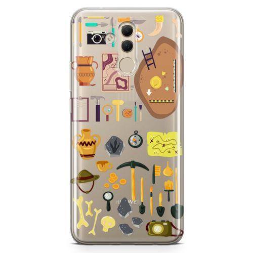 Huawei Mate 20 Lite Kılıf Arkeolog Malzemeleri Arka Kapak Koruma Desenli Full Koruyucu