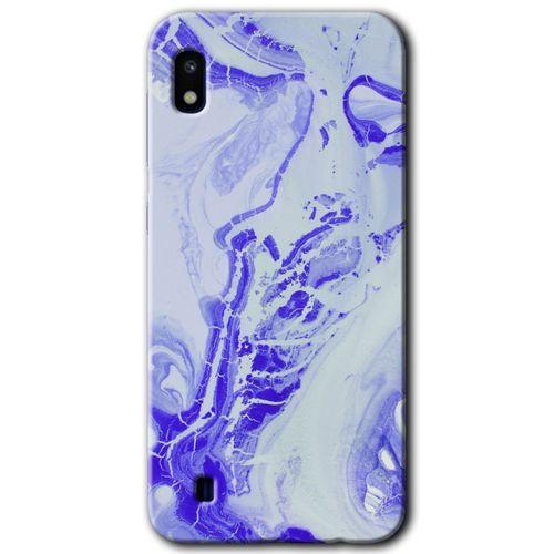 MRCİLETİSİM Samsung Galaxy A10 Kılıf Baskılı Kapak - Cranny Liquid Wall +Tam Ekran Koruyucu