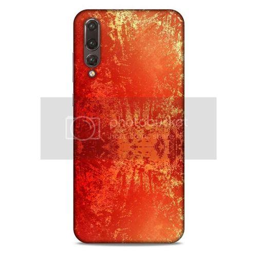 Paslı Renkler Kırmızı Huawei P20 Pro Kılıf