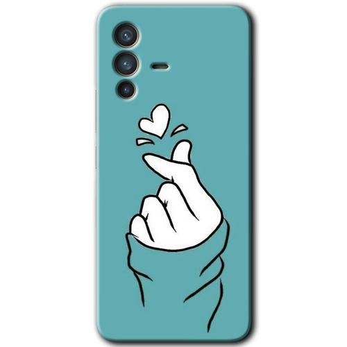 Potkal Hediye Fabrikası Vivo V23 5G Kılıf HD Desen Baskılı Arka Kapak - Mutluluk