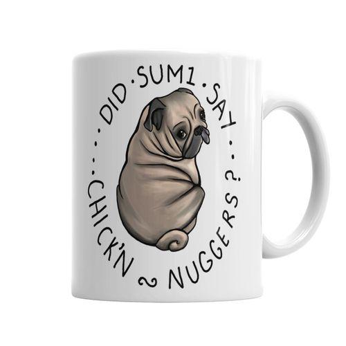 Chubby Pug Tombul Kupa Bardak Porselen