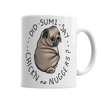 Chubby Pug Tombul Kupa Bardak Porselen