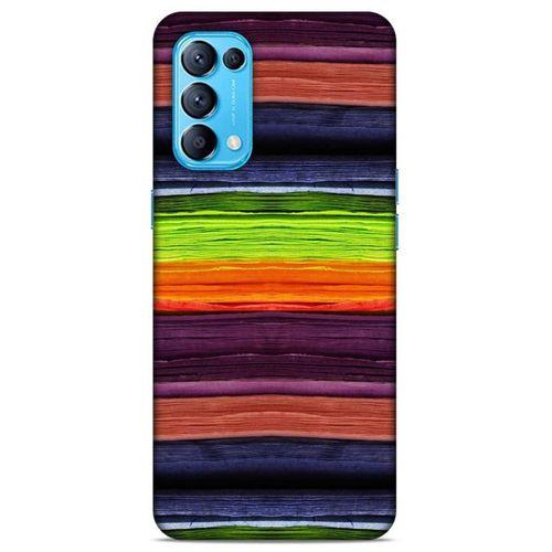 Lopard Oppo Reno 5 5G Uyumlu Kılıf Wood'X (27) Tasarımlı Kılıf Baskılı