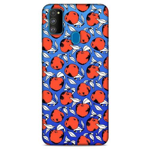 Frutix Elma 04 Samsung Galaxy M30s Kılıf Desenli Silikon