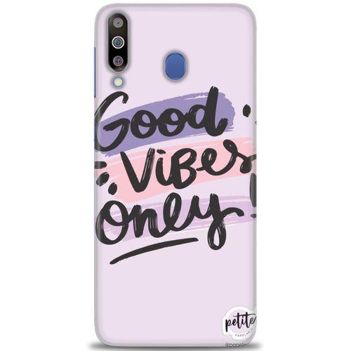 Samsung Galaxy M30 Kılıf HD Baskılı Kılıf - Good Vibes + Tam Ekran Koruyucu