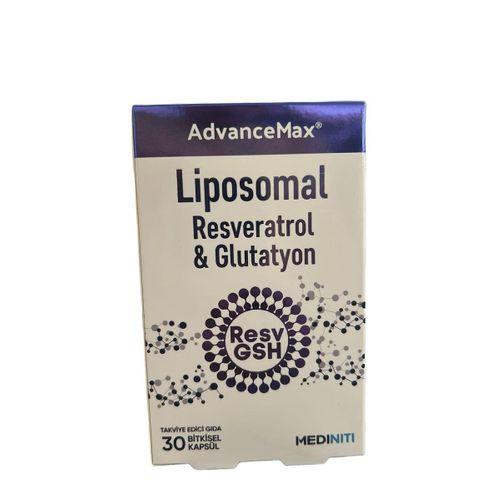 Advancemax Advancemax Lipozomal Resveratrol Glutatyon 30 Kapsül 8684375607570