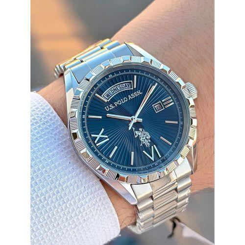 U.S.Polo Assn Çelik Kasa Ve Kordon 2 Yıl Garantili 5 Atm Suya Dayanıklı Erkek Kol Saati E.PA1123-01