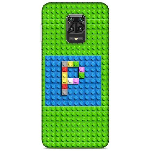 Lopard Xiaomi Redmi Note 9S Uyumlu Kılıf BloX (28) Arka Kapak P Harfi
