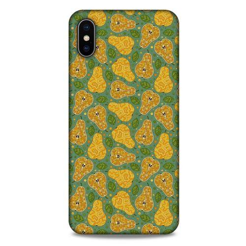Frutix Armut 01 Apple iPhone XS Max Kılıf Desenli Silikon