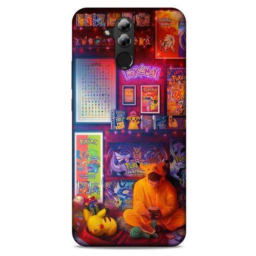 Retro (27) Desen Tasarımlı Kılıf Renkli Huawei Mate 20 Lite Kılıf