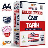 2025 MEB-AGS ÖABT Tarih Öğretmenliği ÖSYM Tıpkı Basım 12li Deneme Paketi