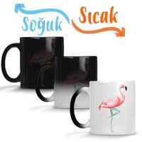 Flamingo 3 Sihirli Kupa Bardak Porselen
