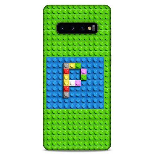 Lopard Samsung Galaxy S10 Plus Uyumlu Kılıf BloX (28) Arka Kapak P Harfi
