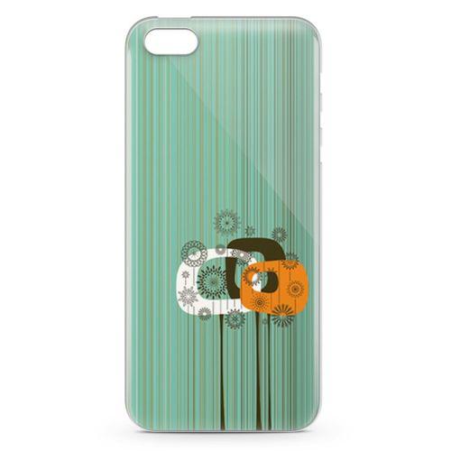 Apple iPhone 5 Kılıf Soyut Bahar Arka Kapak Koruma Desenli Full Koruyucu