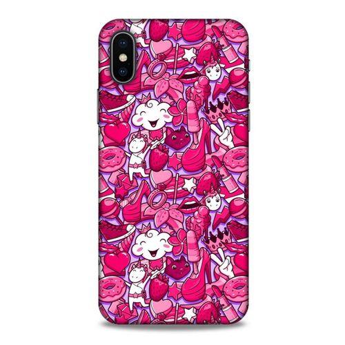 Graffitix (5) Desenli Silikon Kapak Apple iPhone XS Kılıf