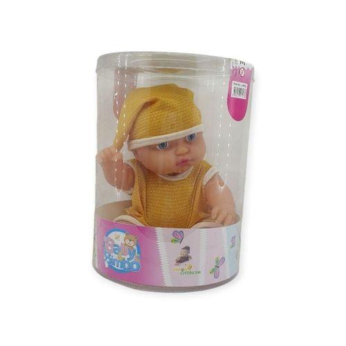 Kıyafetli Et Bebek 35 cm - LMN208 - Sarı