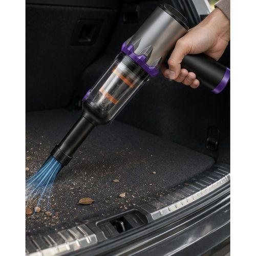 Taşınabilir Oto Süpürge 220w Turbo Güçlü Metal Hepa Filtreli Kablosuz Süpürge