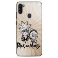 Samsung Galaxy M11 Uyumlu Kılıf Rick And Morty (16) Kalın Kılıf Jessica