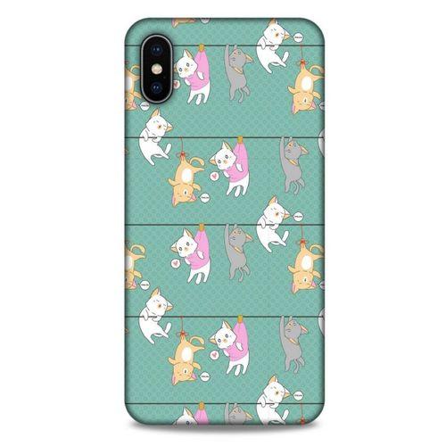 Animax Yetenekli Kedicikler Apple iPhone XS Max Kılıf Desenli Silikon