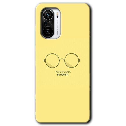 Potkal Hediye Fabrikası Xiaomi Redmi K40 Pro Kılıf HD Desen Baskılı Arka Kapak - Be Honest