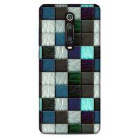 Xiaomi Mi 9T Kılıf Patchwork (46) Core Armor Kılıf Gri Cam Göbeği