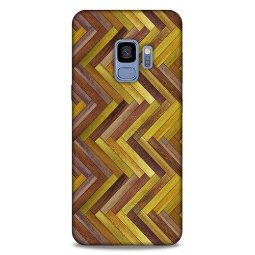 Lopard Samsung Galaxy S9 Uyumlu Kılıf Wood'X (31) TPU Kılıf Baskılı