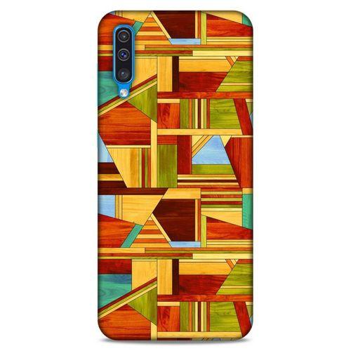 Lopard Samsung Galaxy A50 Uyumlu Kılıf Wood'X (46) Core Armor Kılıf Desenli