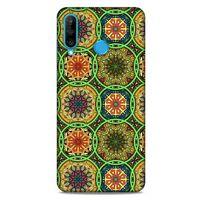 Ethnic Culture (97) Huawei P30 Lite Kılıf Silikon Kapak Desenli