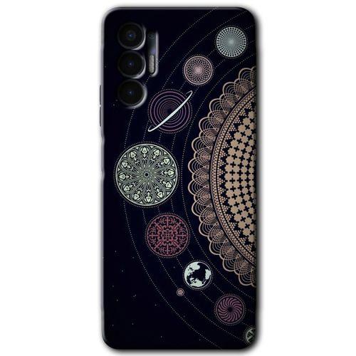 Tecno Spark 8 Pro Kılıf HD Desen Baskılı Arka Kapak - Gezegen Döngüsü