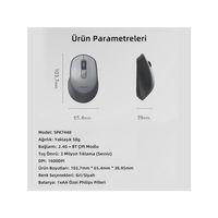 PHILIPS SPK7448 Kablosuz Bluetooth Mouse 1600 DPI Gri Kablosuz Mouse