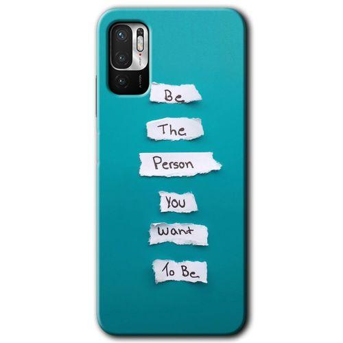 MRCİLETİSİM Xiaomi Redmi Note 10 5G Kılıf HD Desen Baskılı Arka Kapak + Temperli Cam - Want You