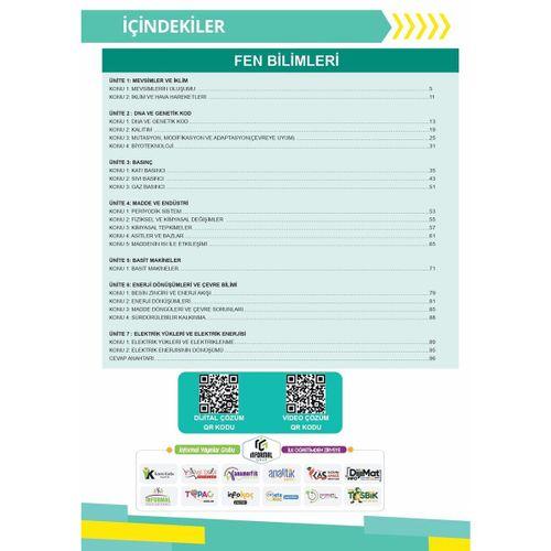 2026 LGS 8 Sınıf FEN BİLİMLERİ Karakutu MEB Çıkmış Soru Modülü Video/PDF Çözüm Konu Konu Son 8 Yıl