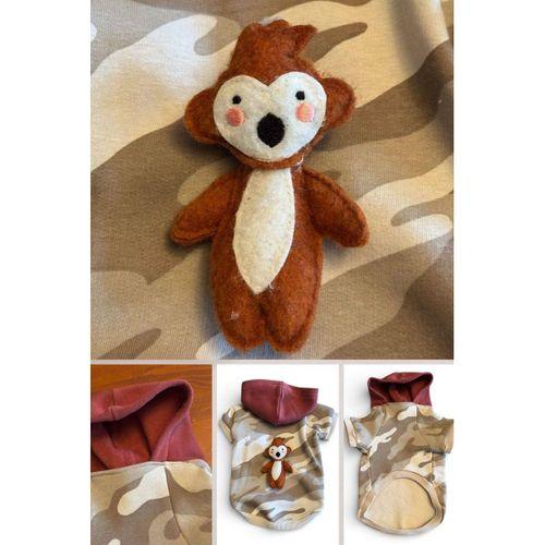 Safari Friends Kapüşonlu Kedi Sweatshirt – Küçük Irklar