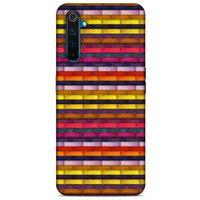 Oppo Realme 6 Pro Kılıf Patchwork (42) Rugged Armor Kılıf Karışık Renkli