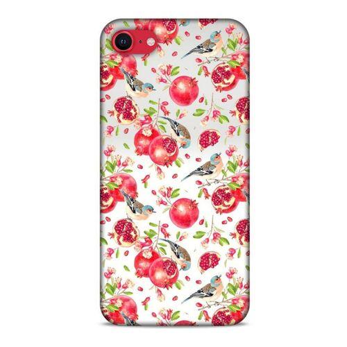 Frutix Nar 02 Apple iPhone SE 2020 Kılıf Desenli Silikon