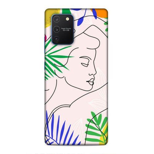 Samsung Galaxy S10 Lite Uyumlu Kılıf Face'X 8 Baskılı Kılıf Çizim Kadın