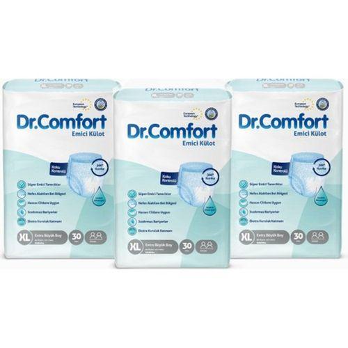 Dr. Comfort Yetişkin Emici Külot Ekstra Large 30'lu 3 Paket 90 Adet