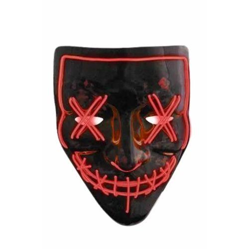 Hallowen Parti Maskesi Neon Led Işıklı Maske 3 Modlu Cadılar Bayramı Maskesi