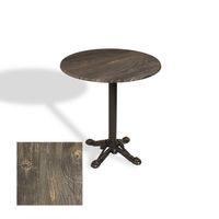 Dockers Çipa Döküm Ayak Yuvarlak Masa Çap 90cm - (Werzalit, Wermodin ve Allzalit Tabla) - Old Pine