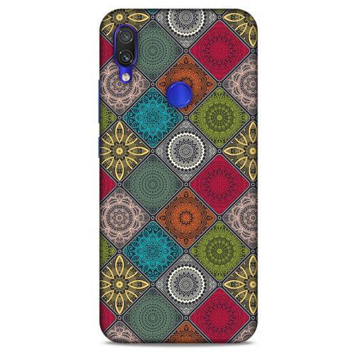 Ethnic Culture (40) Xiaomi Redmi Note 7 Kılıf Silikon Kapak Desenli